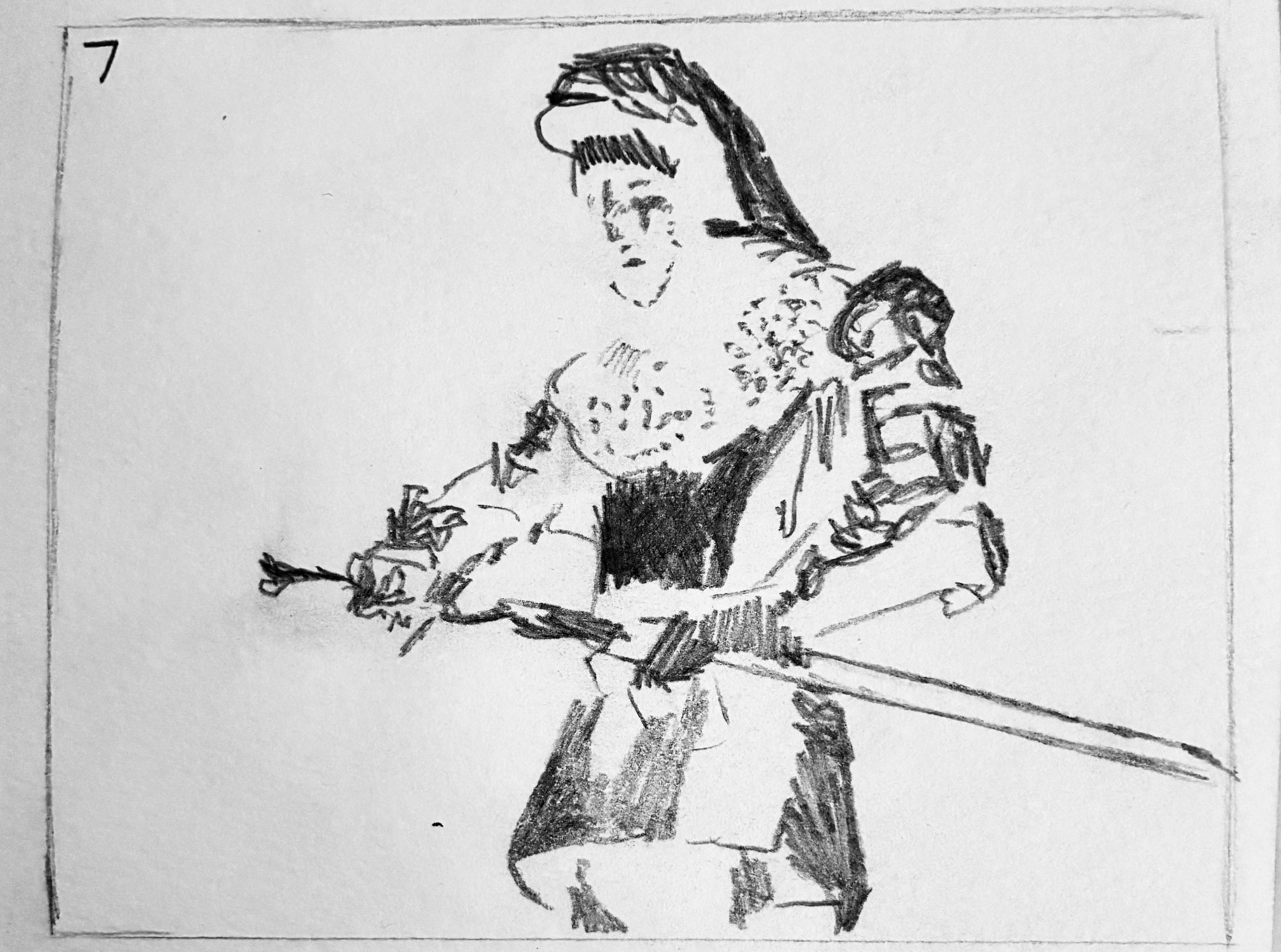 Animation drawing 7